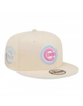 New Era 9fifty chicago cubs pastel patch beige
