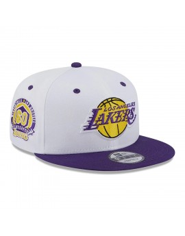 New Era 9fifty la lakers white crown patch