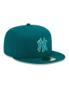 New Era 59fifty team outline new york yankees green