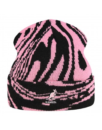 Caciula Kangol liquify negru-roz