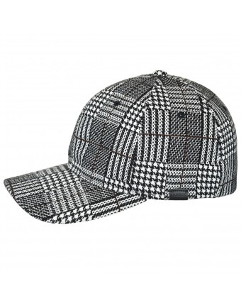 Kangol pattern flexfit baseball blsck plaid