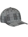 Kangol pattern flexfit baseball blsck plaid