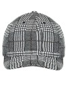 Kangol pattern flexfit baseball blsck plaid