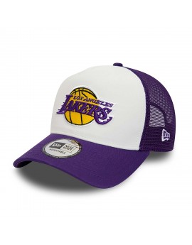 New Era A-Frame Trucker Los Angeles Lakers Purple