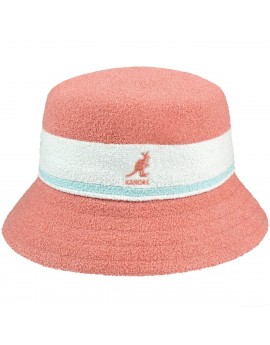 Kangol Bermuda Stripe Bucket Pink