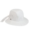 Palarie Betmar knotted cloche alb