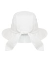 Palarie Betmar knotted cloche alb