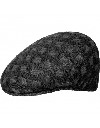 Kangol, sapca cross weave 504, Negru mat