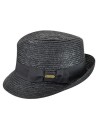 Palarie Kangol Wheat Braid Arnold Trilby Negru