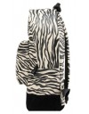 Mi-Pac Backpack Canvas Zebra Black