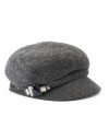 Betmar Rhinestone Cadet Hat Gray