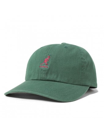 Sapca Kangol Washed Cotton Adjustable Baseball Verde